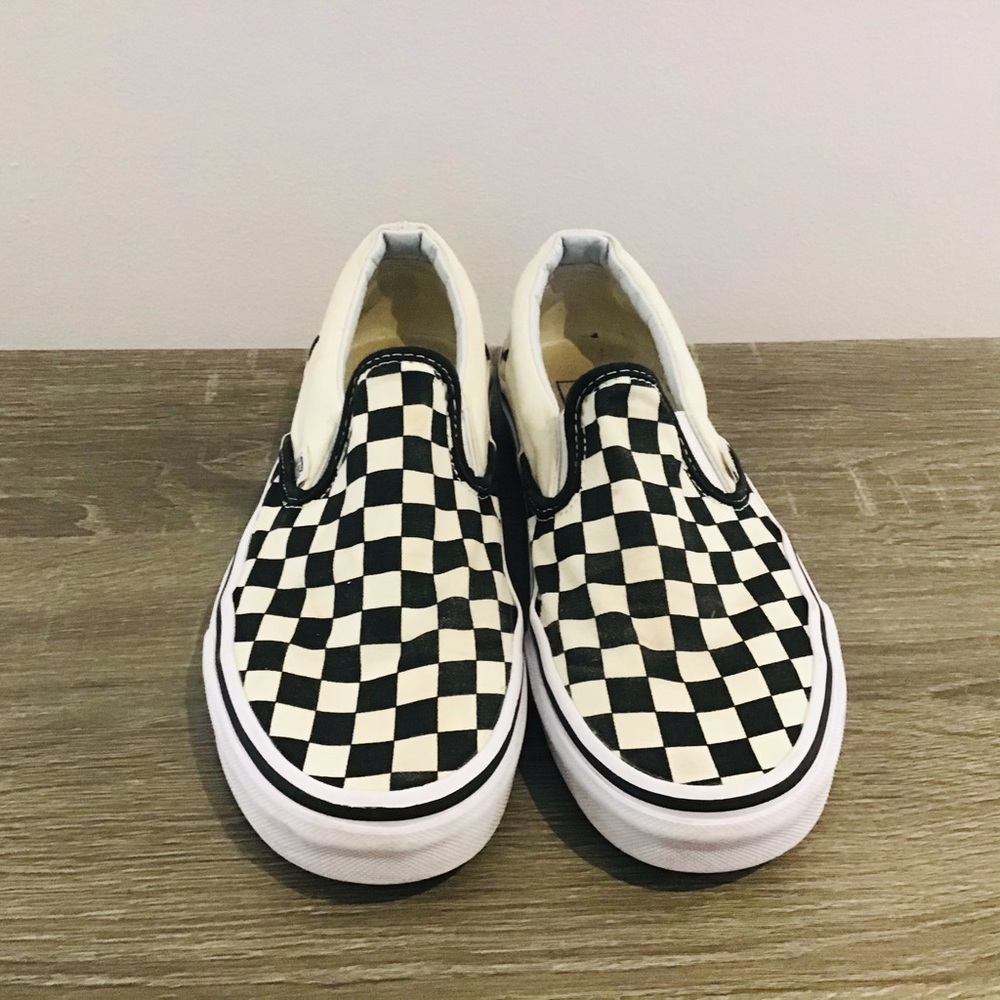 VANS OFF THE WALL checkerboard slip-on’s